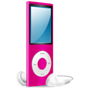 iPod Nano pink on icon